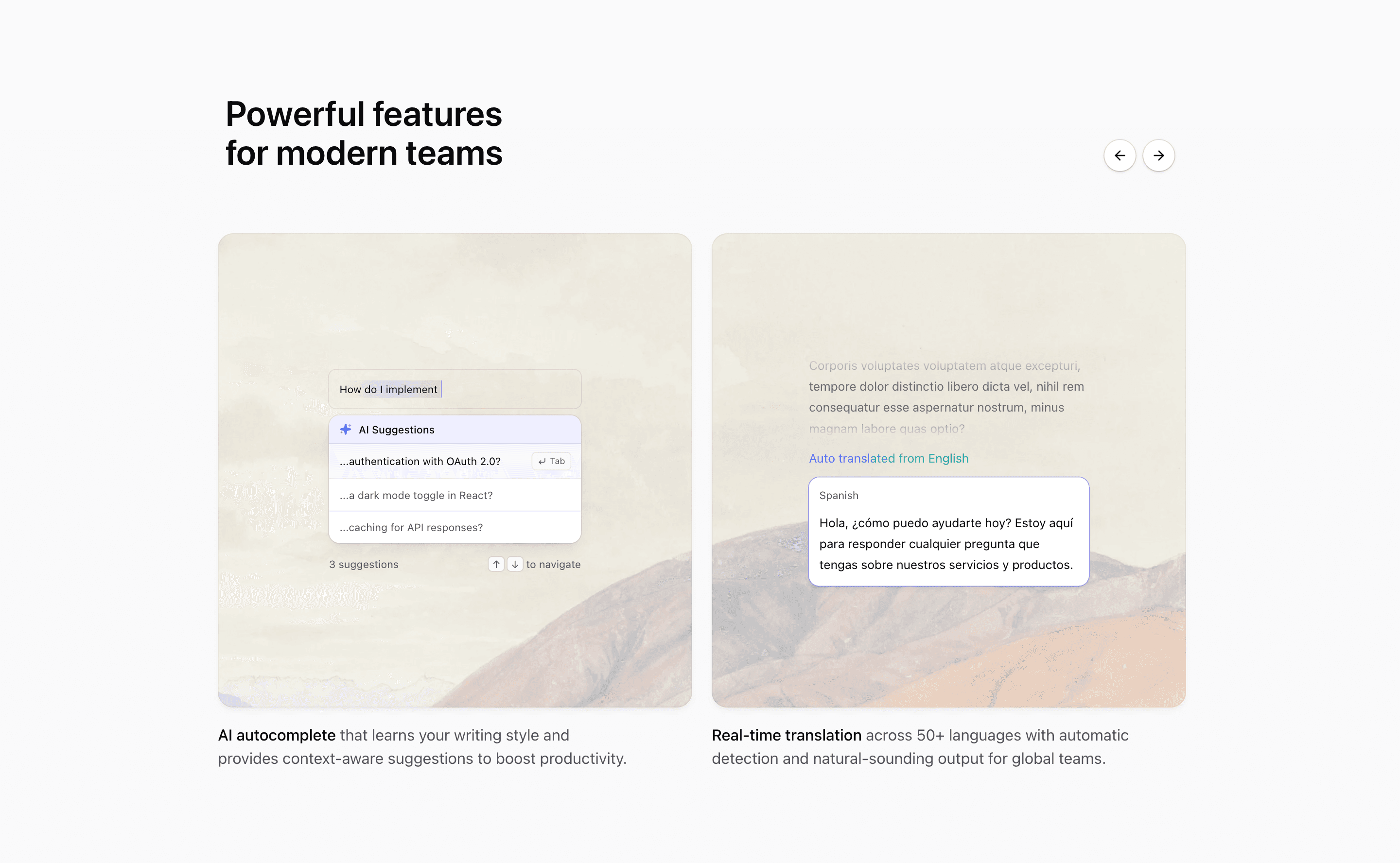Tailark pro features carousel 2